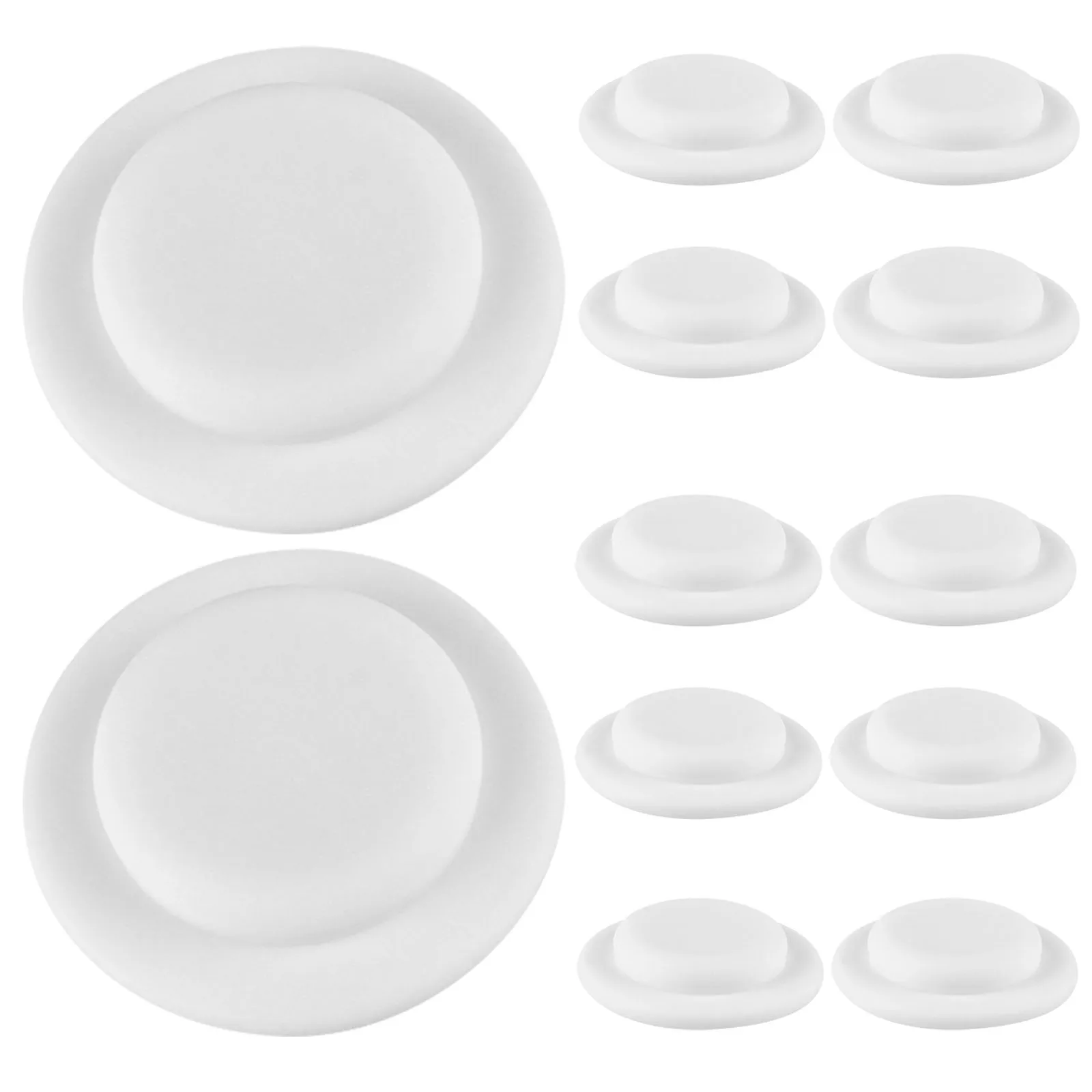 

1Set Silicone Gasket for Milk Storage Cup Milky White 5cm Outer Diameter 3.5cm Inner Diameter Heat Resistant Leak Proof Seal