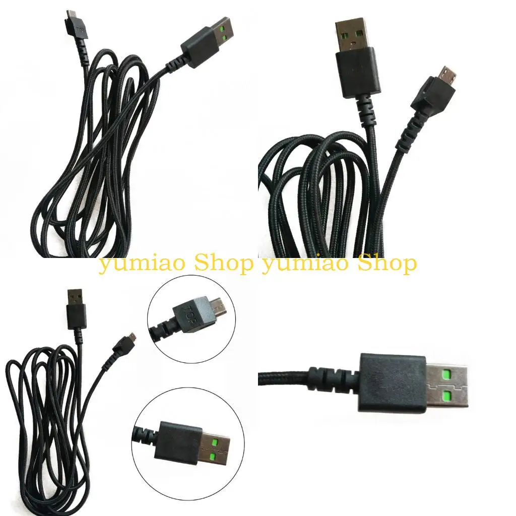 587B Replacement Durable PVC USB Mouse Cable Mouse Line for Mamba HyperFlux