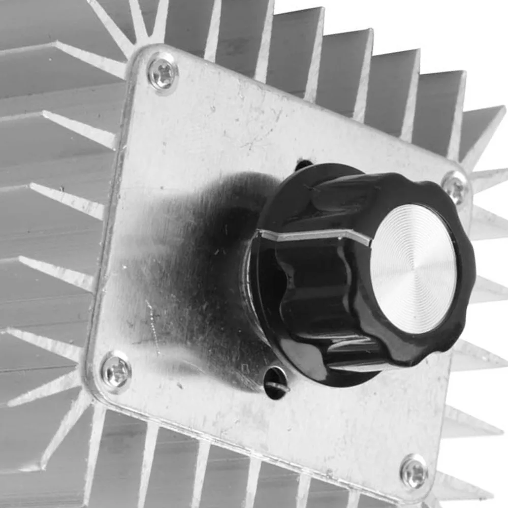 التيار المتناوب 220 فولت 5000 واط SCR الجهد المنظم تنظيم السرعة يعتم باهتة ترموستات قابل للتعديل وحدة تحكم الطاقة