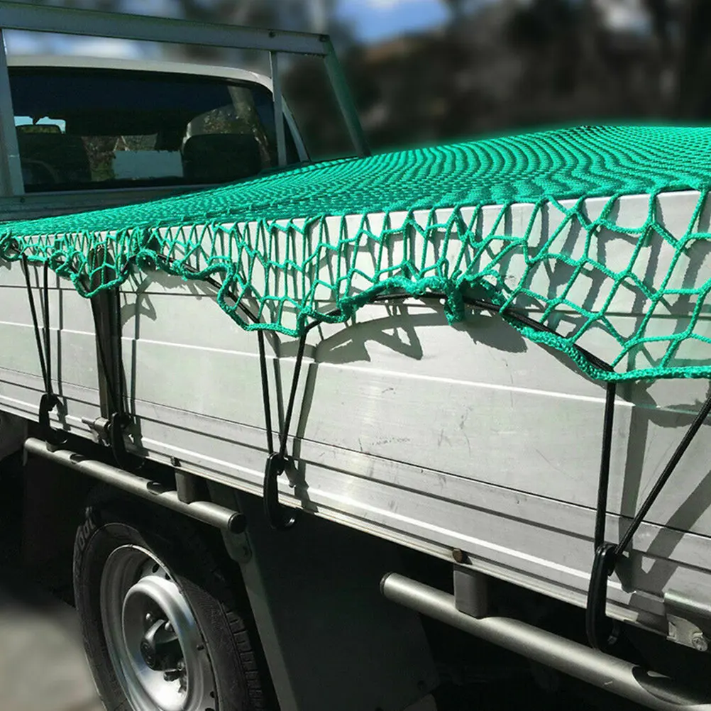 

Cargo Fixing Net Truck Bed Nylon Tear Resistant Heavy Duty Flexible Trailer Cargo Net for Pickup Truck Bed Loads