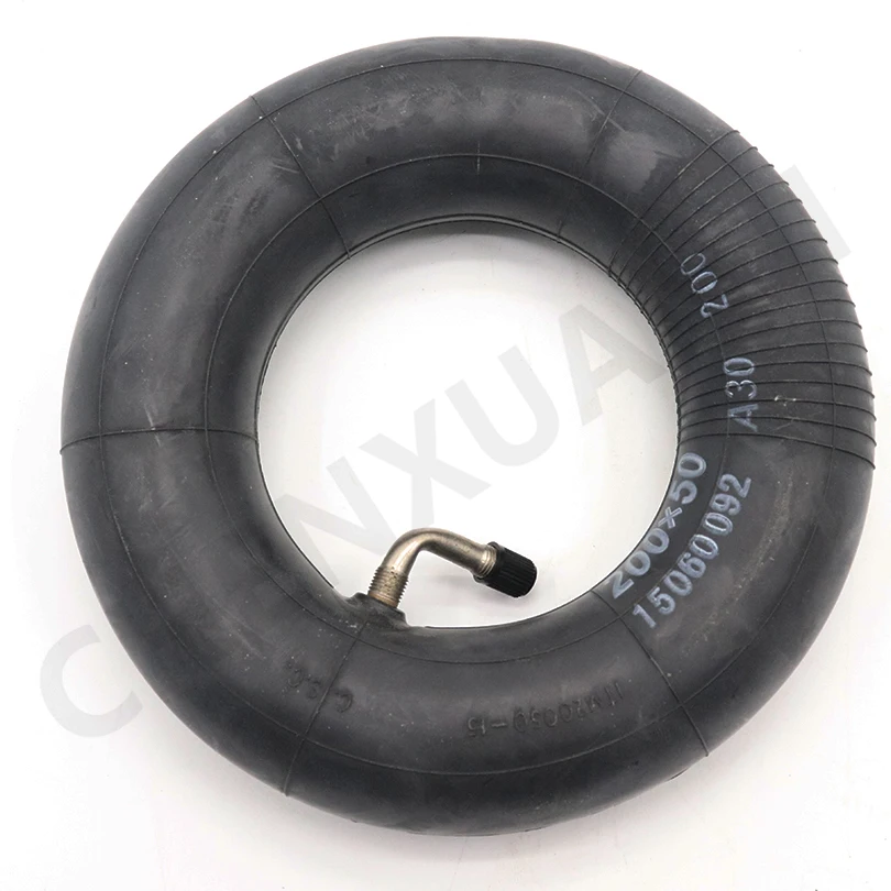 CST 200x50 Bent Valve Inner Tube for Razor Scooter E100 E150 E200 ESpark Wheel Hub 200*50