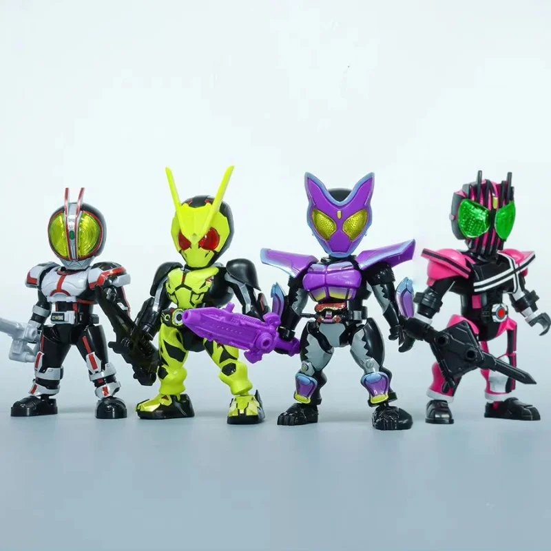 

Bandai Kamen Rider Building Doll Zero-One Faiz Decade Gaim Gavv In Stock Action Figure Comic Character Q Version Model Gift