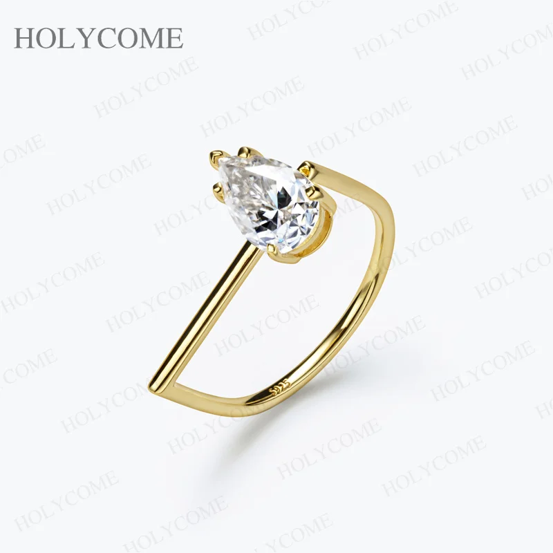 Ring aus S925 Silber, einzigartig, unregelmäßig, stapelbar, mit gemischten Moissaniten und Paraiba-Saphiren, geschichtet, INS Viral Fashion Schmuck – Detail 6