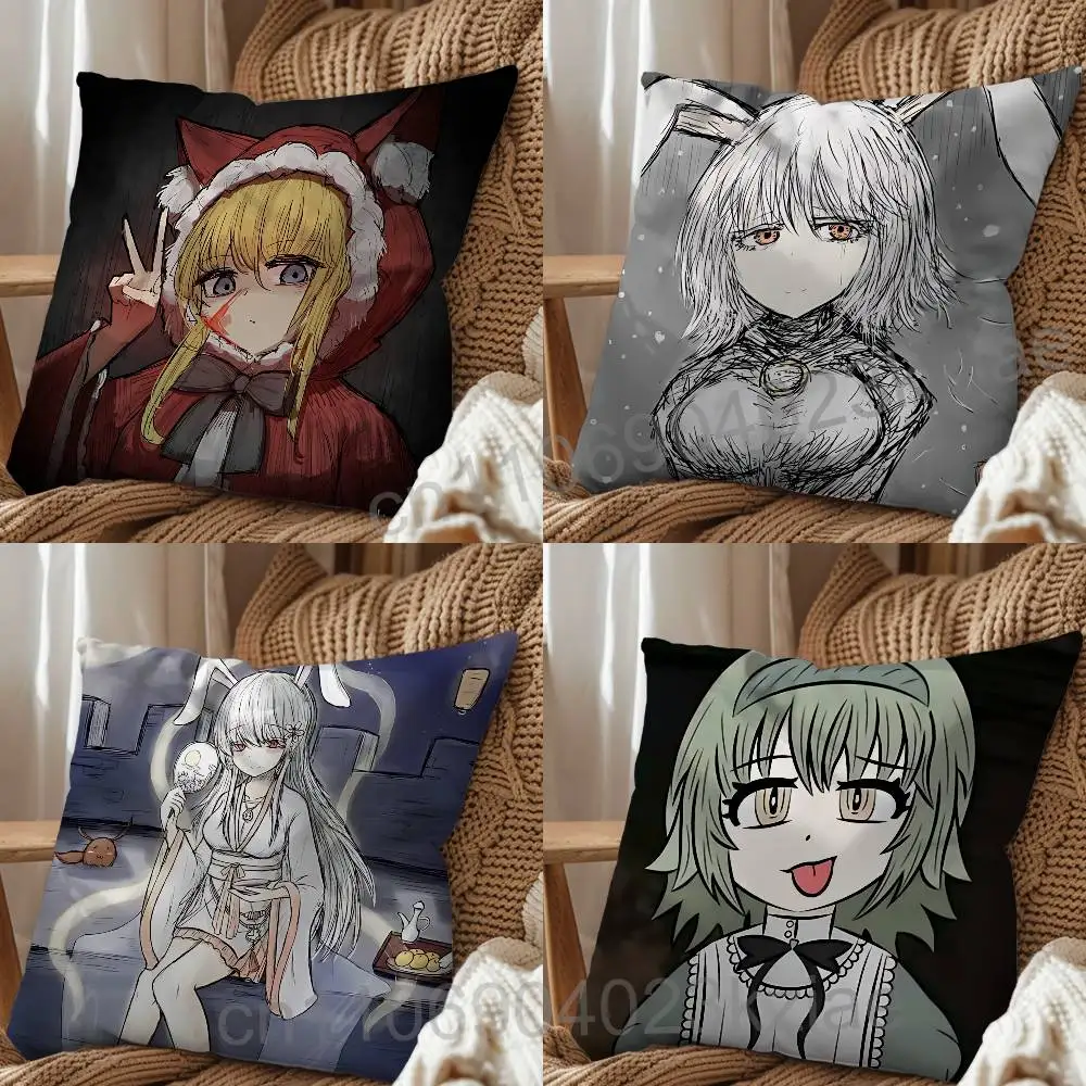 Lizard Bill Node Alice Liddell BLACKSOULS Pillow Case Office Cushions Suitable For Sofa Car Bedroom Decorative Cushion Cover
