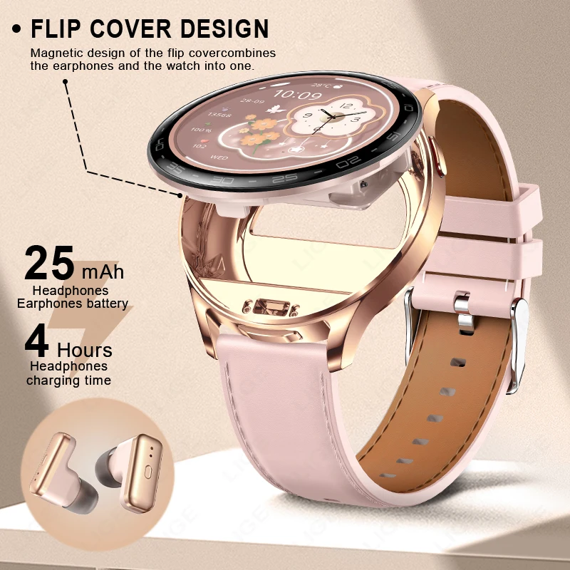 2 In 1 TWS Headset Smart Watch - Smartwatch Noise Watches For Women recension och pris