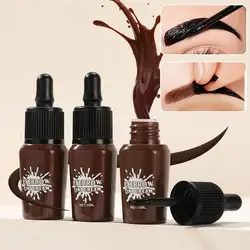 Peel-off Eyebrow Gel Coffee/black Eyebrow Tint Cream Permanent Eye Brow Tattoo Tint Long-lasting Waterproof Dye Eyebrow Gel