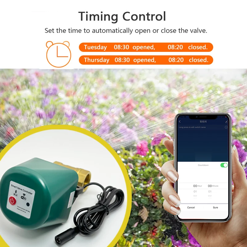 Tuya Zigbee Smart Valve 1/2 3/4 1