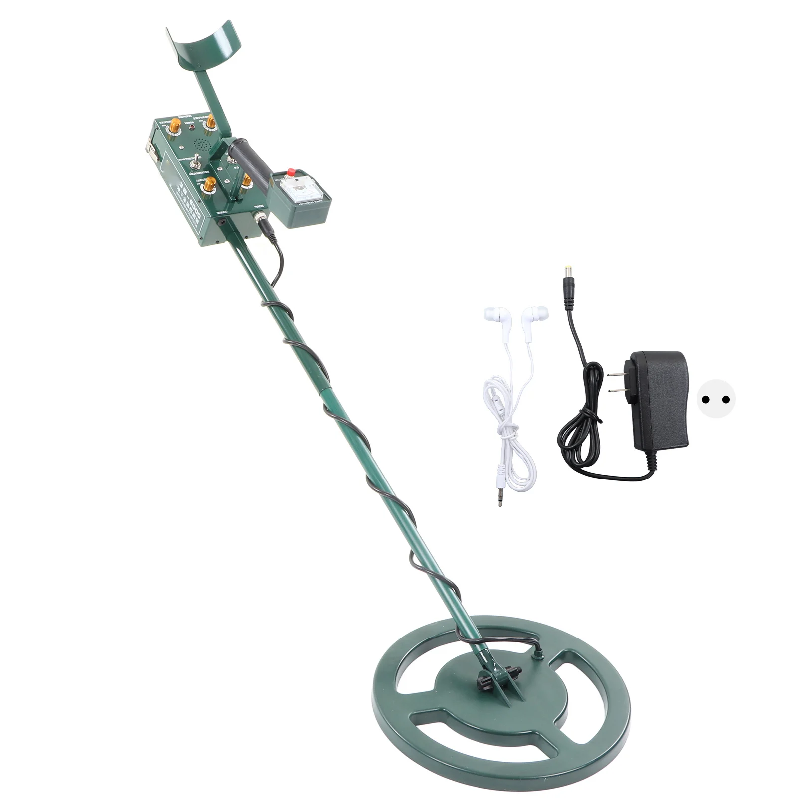 GS-6000 Underground Metal Detector Kit Waterproof High Accuracy Adjustable Rechargeable 334.65inch 8.5meter Depth