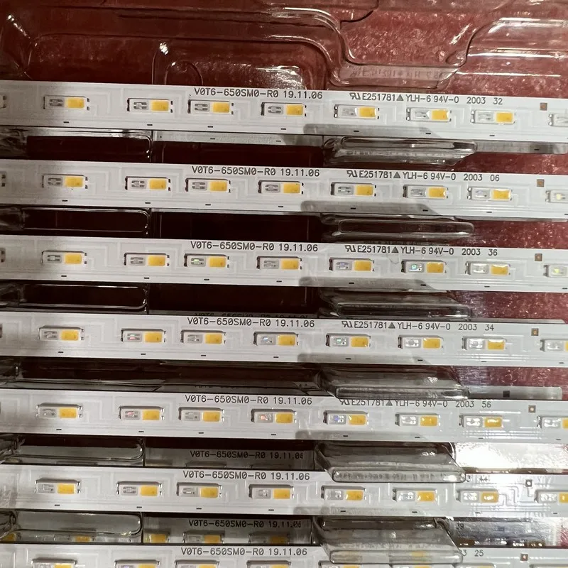 Taśma LED (2) do Samsung BN96-50385A V0T6-650SM0-R0 QN65Q60 65 qe70tau QN65Q60TA QN65LS03TAF QN65Q60TAF QN65Q6DAAF QN65Q7DTAF QN65Q7DTAF