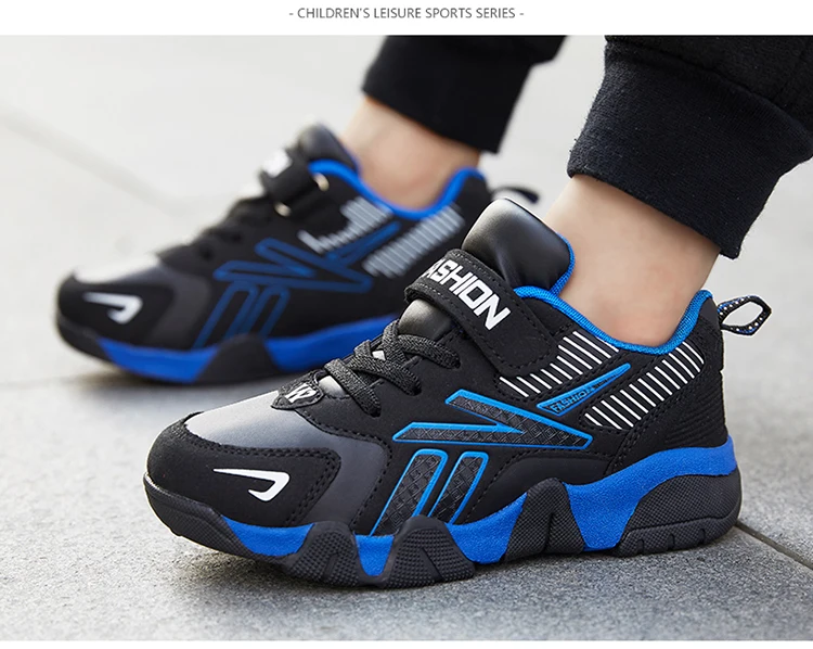 Kinder Jungen Schuhe Schule Sport Mode Leder Für Kinder Tennis Casual Turnschuhe Kinder Junge Laufen 7-12 Jahre Walking schuh – Detail 11