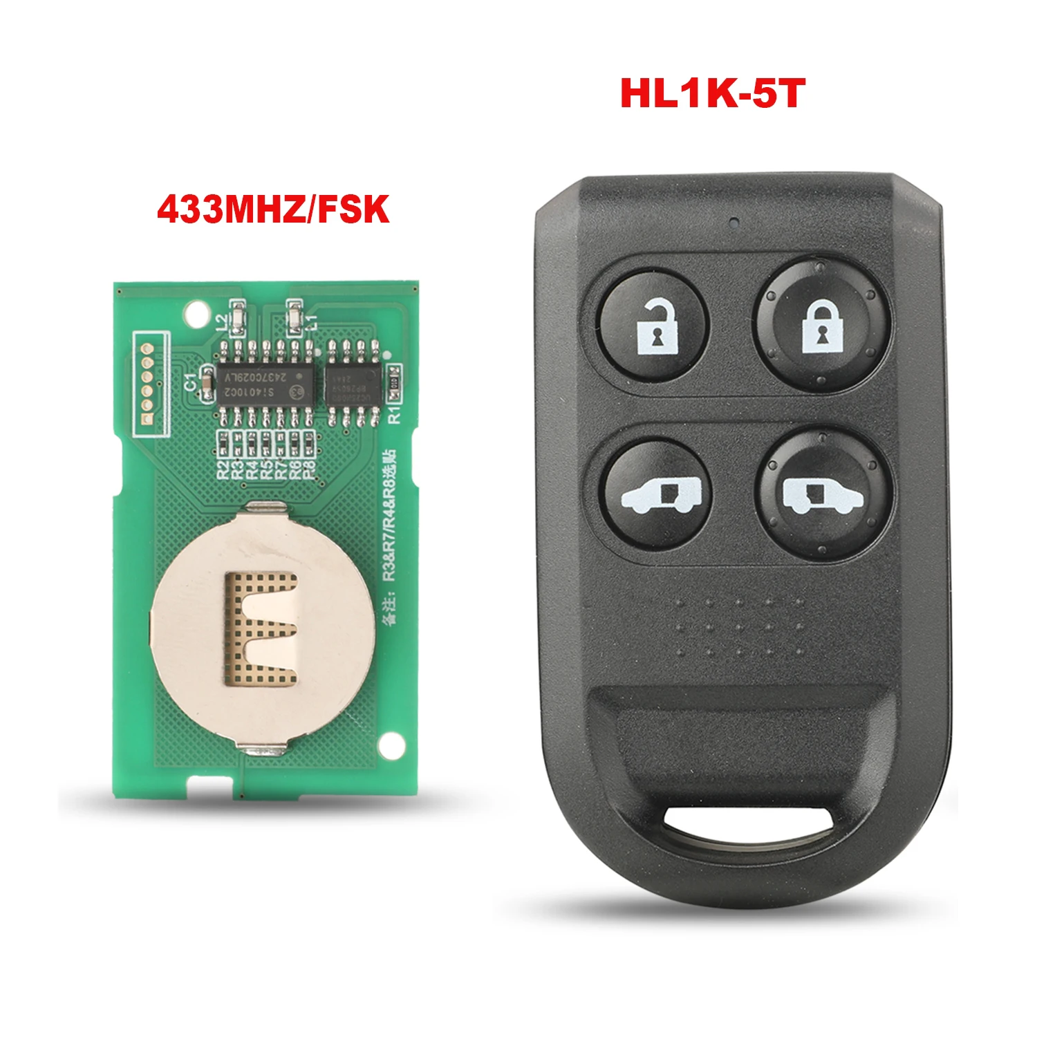 

Новинка: Корпус выкидного ключа дистанционного управления Jingyuqin (433 МГц) для Honda CR-V 1996-2010, Odyssey 2005-2008 (модель HL1K-5T)