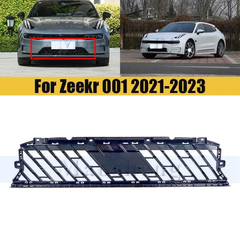 

Front Radiator Chrome Grille For Zeekr 001 2021-2023 Bumper Grill Mask Medium Net Racing Grills Auto Grille