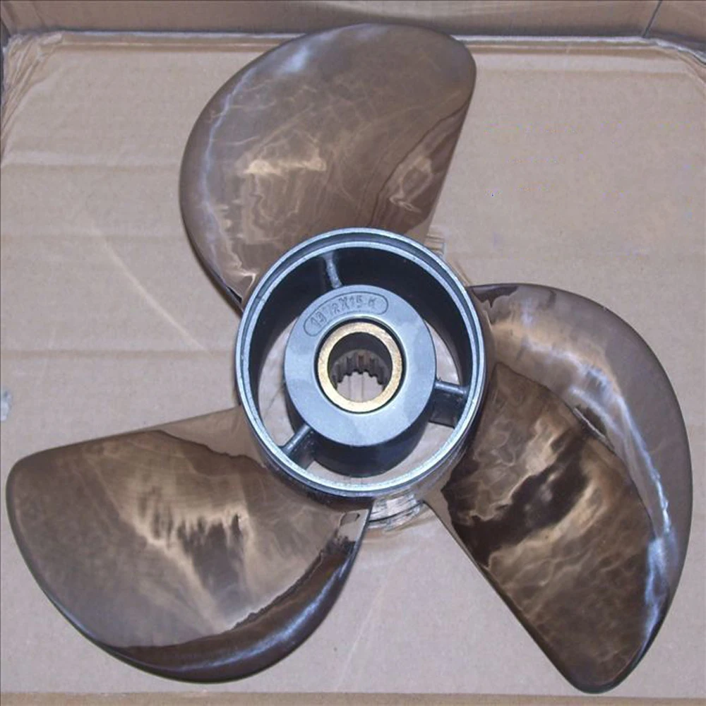 High Quality Stainless Steel  Propeller For Tohatsu Yamaha 2 Stroke 60-85Hp, 4 Stroke 90-115Hp Outboard Motor 15 \