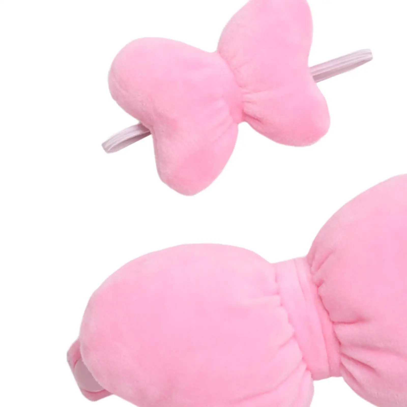 2x Dolls Bow Wing with Hairband, Miniature Clothes Accs, Handmade Clothing for 15-17cm Dolls Dress up Halloween Gifts