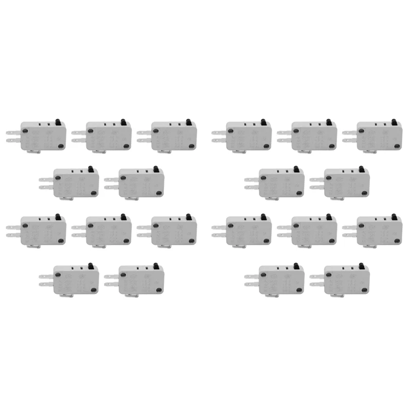 

【HOT-SELLING!】20Pcs Universal Microwave Door Oven Freezer Micro-Type Limit Switch Series AC/DC 125V 250V V-15-1C25 Snap Action