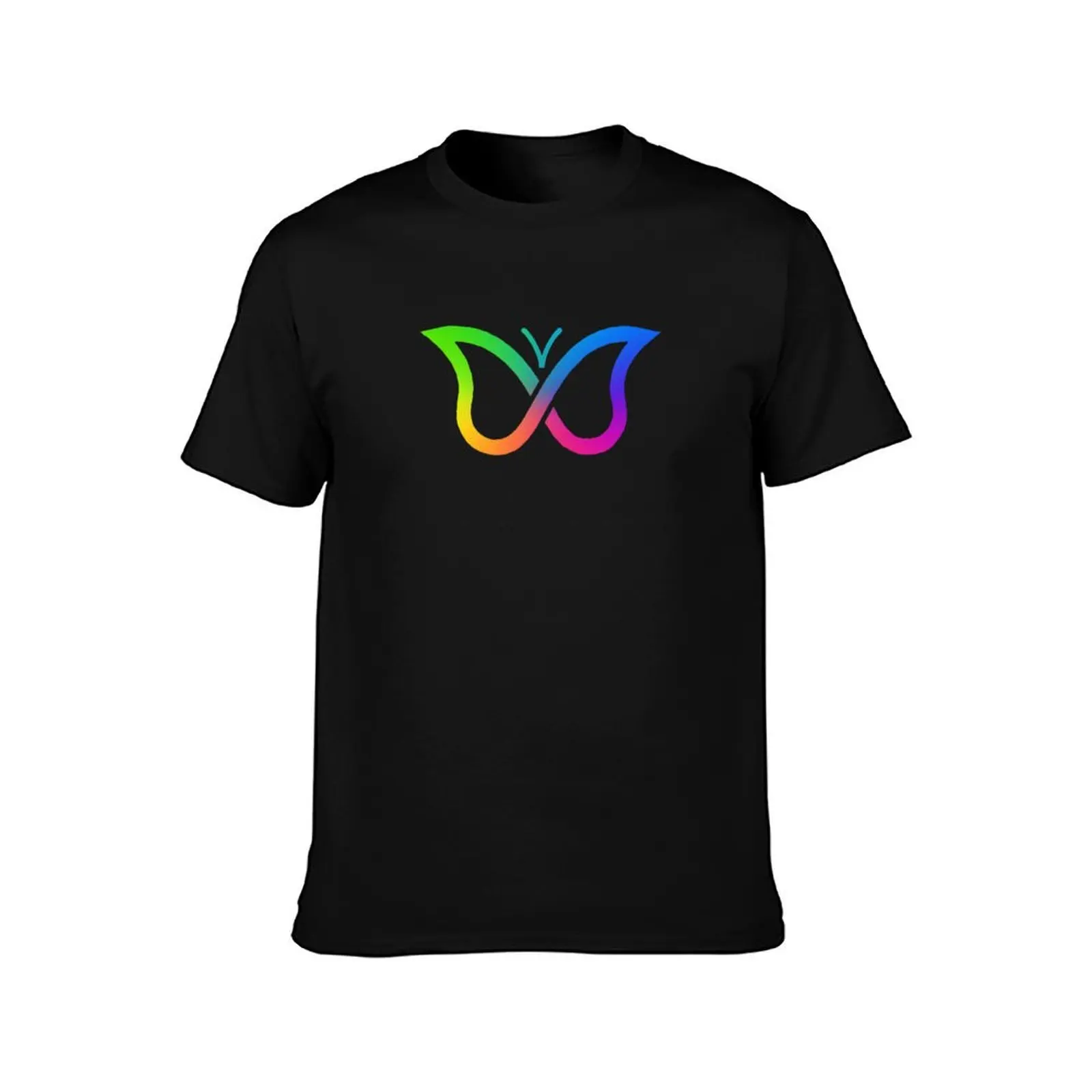 ADHD Butterfly Symbol T-Shirt Summer Casual Cotton Tee Oversized Streetwear Tops Vintage Graphic Print Unisex Men Women