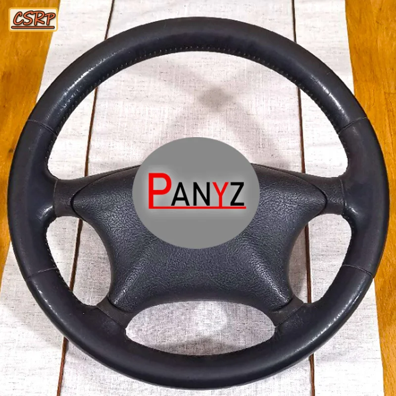 Hand-stitched Auto Interior Accessories for Citroen c5 c8 Car Steering Wheel Cover Braid Non-Slip Napa Leather Cover