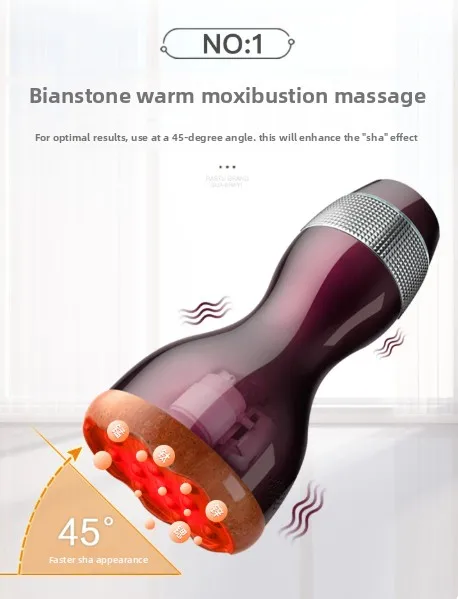 Bianshi massage abdominal meridians whole body universal electric scraping instrument