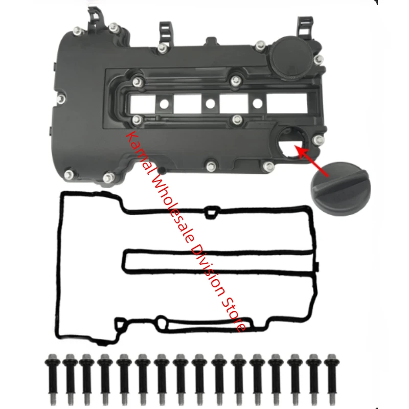 

Black Camshaft Engine Valve Cover Bolts and Seals for Chevrolet Cruze Sonic Buick 1.4L 25198498, 25198874, 55573746