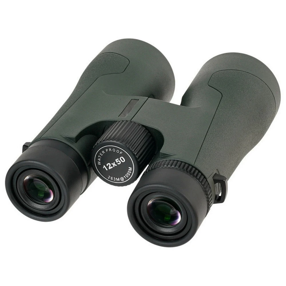 Binoculares SA203 12x50 HD Sellados con Nitrógeno, Amplio Relieve Ocular, Oculares Giratorios, PPS, para Observación de Vida Silvestre, Deportes, Conciertos, Campamento