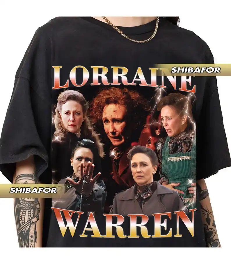 قميص Vera Farmiga as Lorraine Warren The Conjuring Last Rites Retro 90s Style Vintage raptee