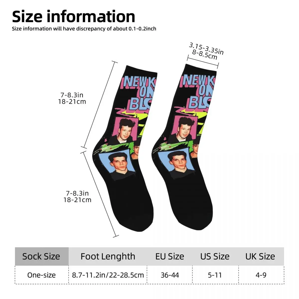 Vintage New Kids On The Block Band Product Socks Non-slip NKOTB Magic Summer 2024 Tour Sport Long Socks Comfortable Gift Idea