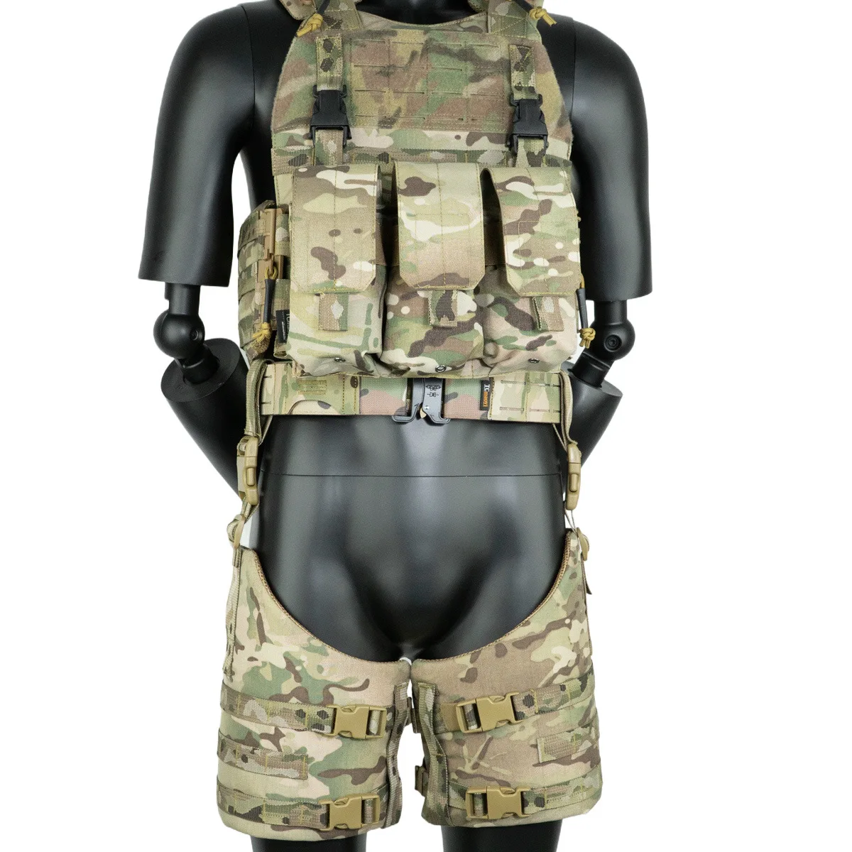 tactical-thigh-guard-belt-leg-mounting-plate-molle-accessory-binding-leg-downward-extension-accessory