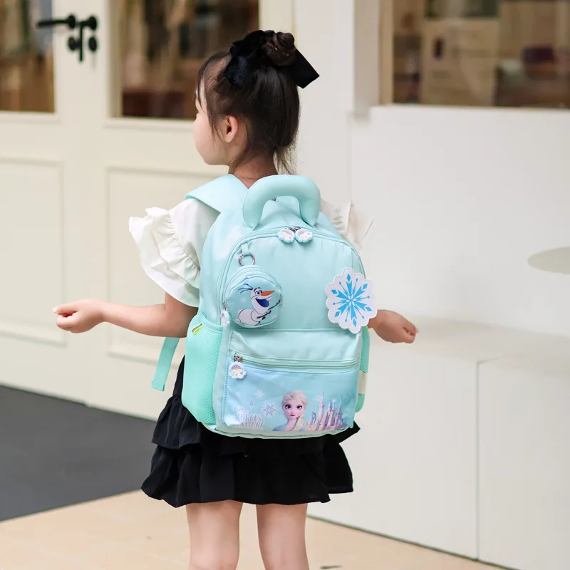 Disney Meisje Jongen Kleuterschool Rugzak Frozen Spider Man Reisrugzak Student Schouder Orthopedische Schooltas Kids Gift Mochila