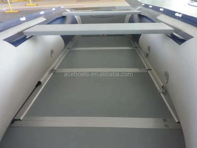 PVC Inflatable Sport High-Speed Rescue Pontoon Boat-Durable Light Weight Folding 4 Persons Capacity