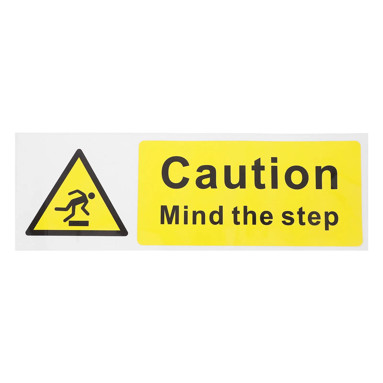 Mind The Step Waterproof Safety Sticker Self-Adhesive Warning Signs for Floors Stairs Workplace Caution Decals