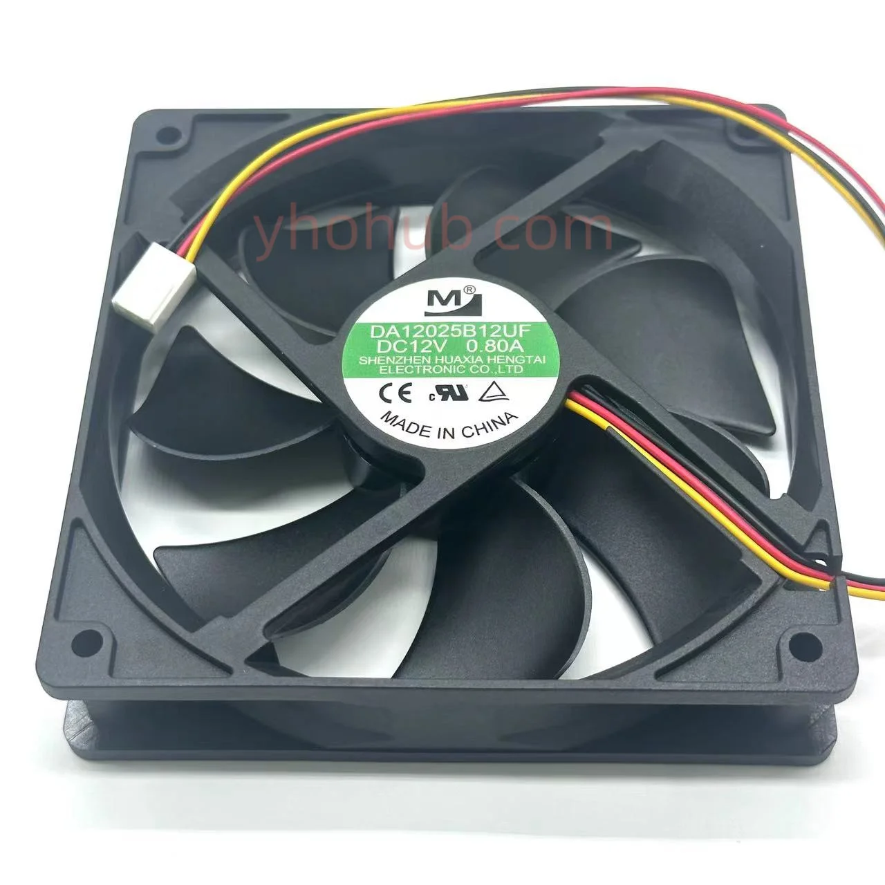 

Ltsf For M DA12025B12UF DC 12V 0.80A 120x120x25mm 3-Wire Server Cooling Fan 12cm
