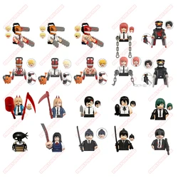 Chainsaw Man Animation Game Peripheral Toys Denji Makima Aki Power Small Doll Anime Action Model Figures Collection