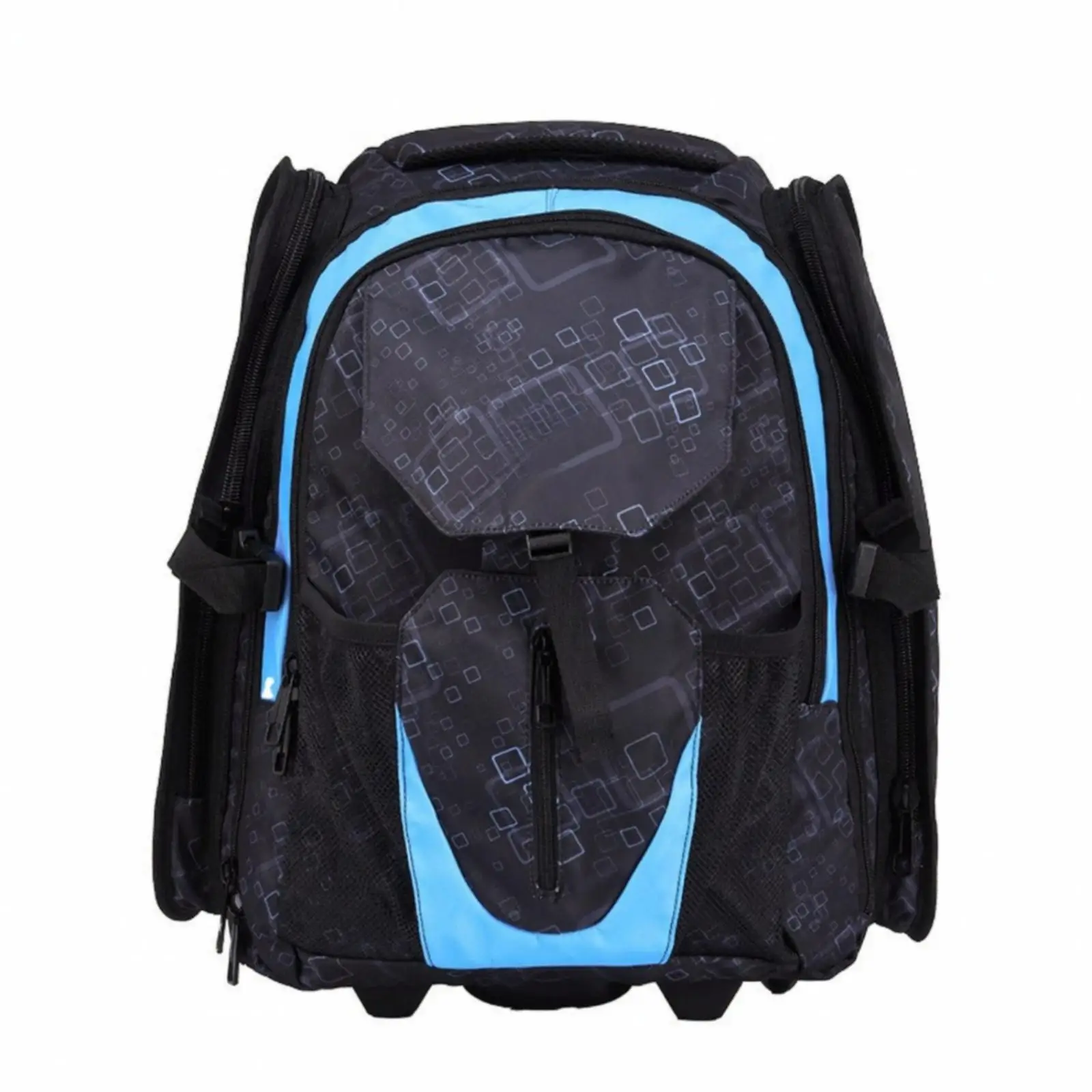 Easy Roll Skate Luggage Backpack with Casters for Roller Skates 38-46 Large Capacity Oxford Fabric Sports Equipment Bag