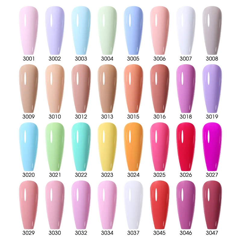 Esmalte en gel Clou Beaute, colores neón marrón, azul real, rojo, verde, pastel, nude, barnices de uñas, gel de acabado, UV 3