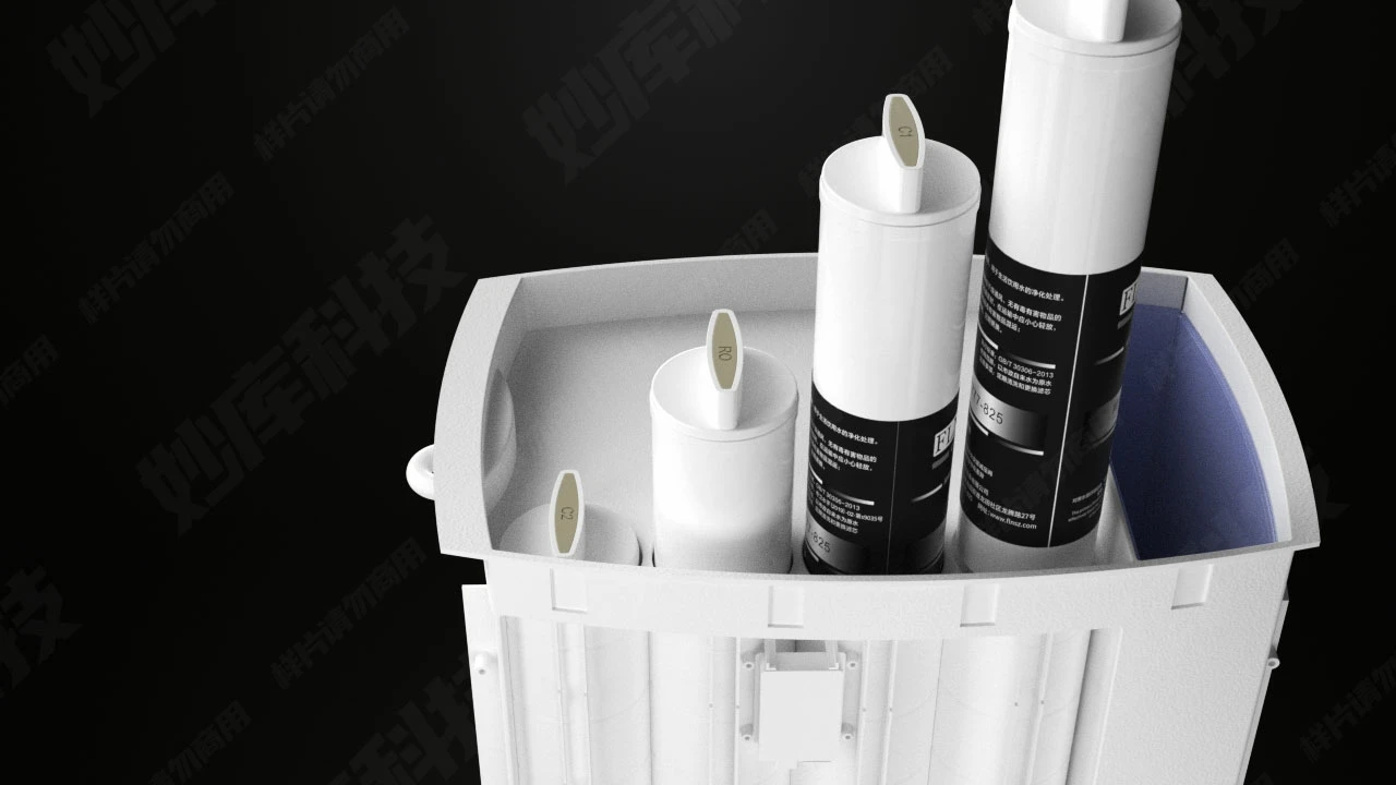Chinese Countertop Reverse Osmosis System RO Water Purification Home water filters hot cold dispenser