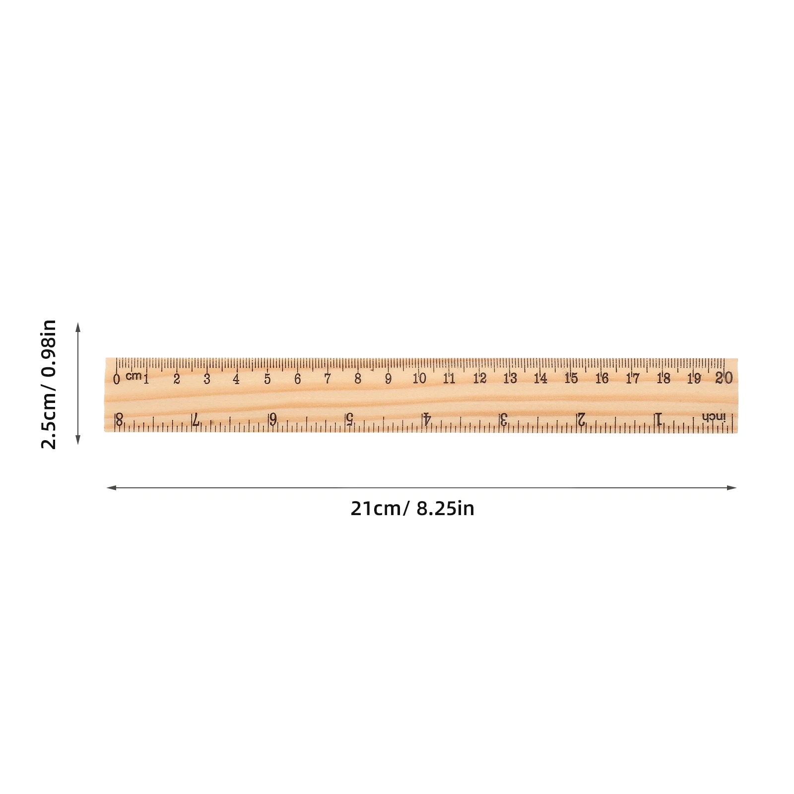 20 قطعة مسطرة خشبية 30 سنتيمتر حافة مستقيمة احترافية لرسم الهندسة قياس مستلزمات الطلاب مكتب المدرسة الاستخدام المنزلي #6