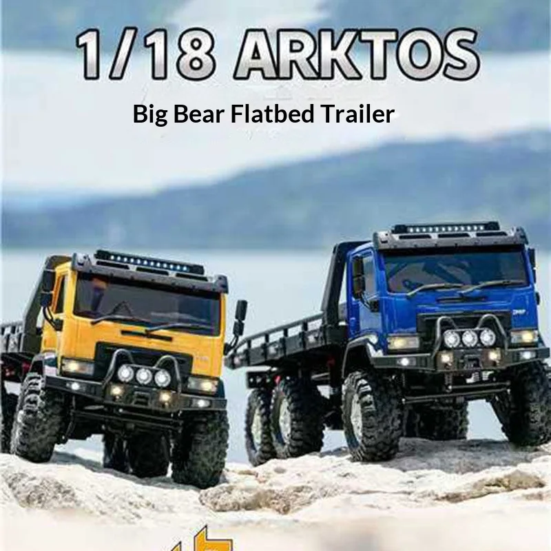 

Радиоуправляемый электрический грузовик-платформа Hb Cr-18p Arktos 1/18, 6WD, двухскоростной, внедорожный, для любителей радиоуправляемых моделей, подарок для мальчика