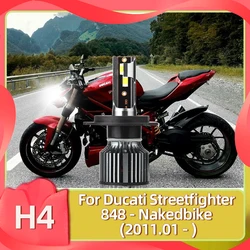 H4 LED Moto Headlight 12V 7500LM For Ducati Streetfighter 848 Motorcycle 2011 2012 2013 2014 2015 2016 2017 2018 2019 2020 -2023