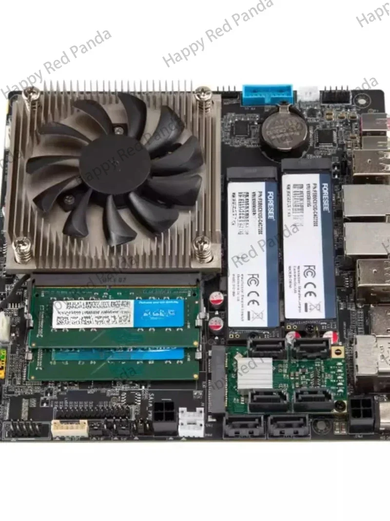 Ultra thin AMD R5 R7 5825U 17 * 17 mini itx motherboard, all-in-one industrial control NAS motherboard