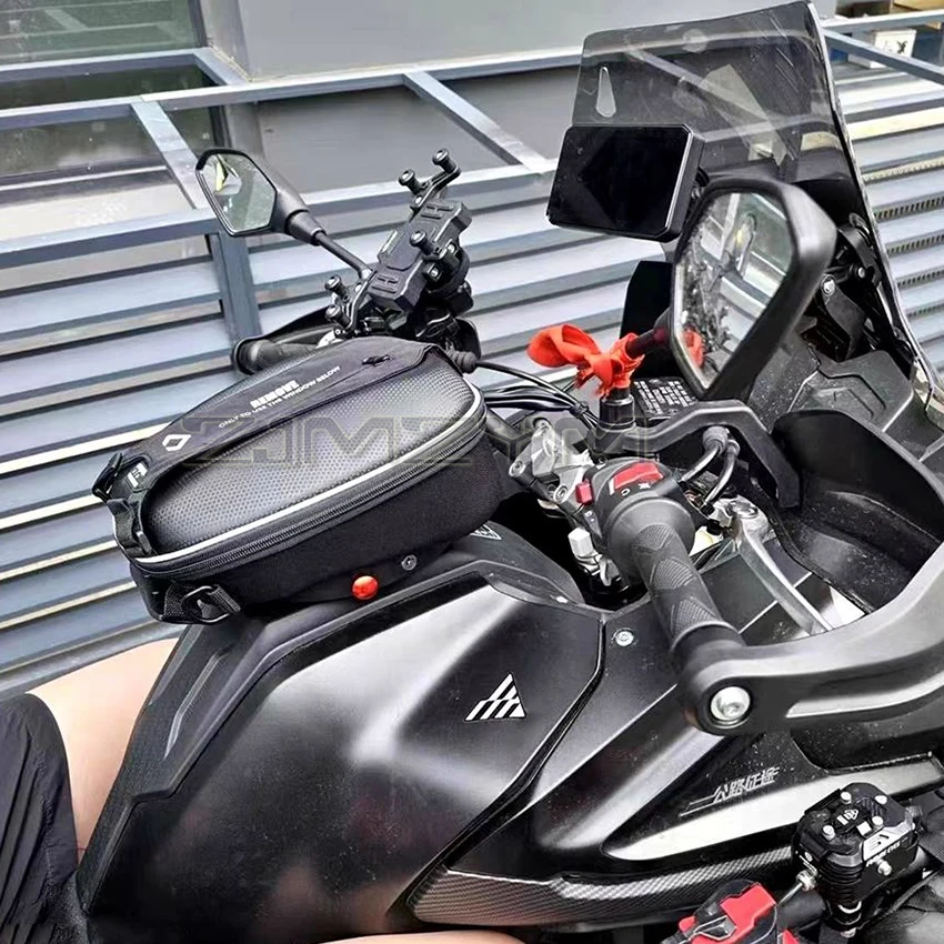 For VOGE DS525X/DS900X/DS625X Motorcycle Accessories Fuel Tank Bag Quick Lock Luggage Bag Waterproof Backpack Storage Saddle Bag