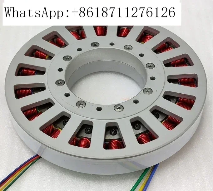 480W large hollow shaft ultra-low speed disc type DC brushless motor motor flat and thin multi-pole with hall