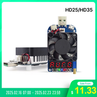 RD HD25 HD35 Trigger QC2.0 QC3.0 Electronic USB Load resistor Discharge battery test adjustable current voltage for meter 35w