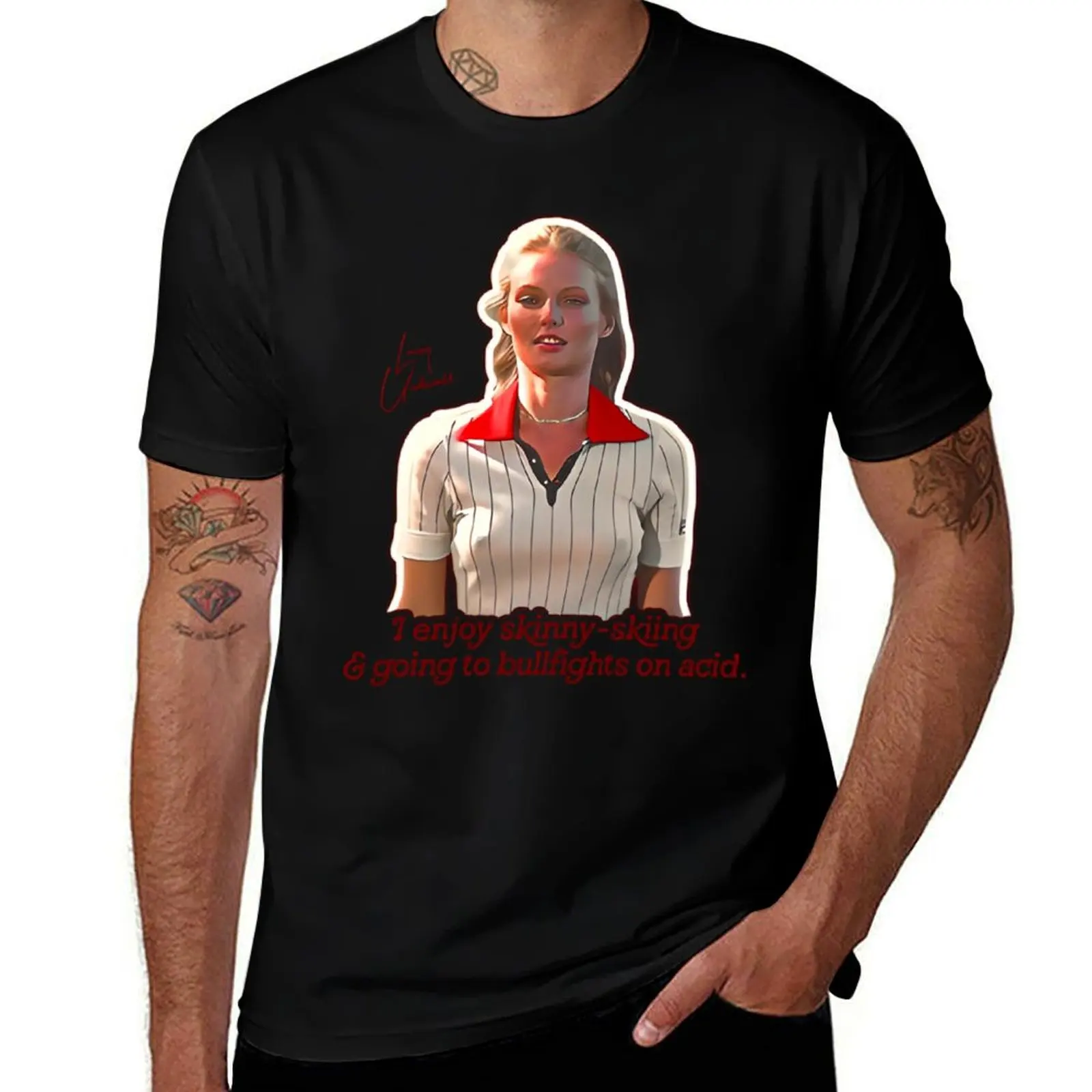 Lacey Underall Enjoys - Caddyshack T-Shirt Large Size Short Sleeve T-Shirt