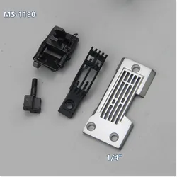 JUKI 1190 Needle Position Guage Set Articulated Chain Stitch Feed-off Arm Machine Spare Parts Needle Plate Teeth Presser Foot