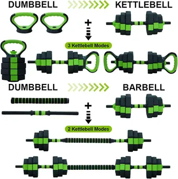 4-in-1 Adjustable Kettlebell Set 4