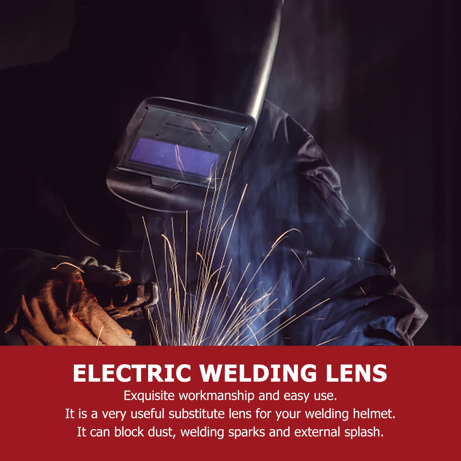 

20Pcs Welding Protective Lens Glass Replacement Transparent Inner Outer Protective Cover for Welding