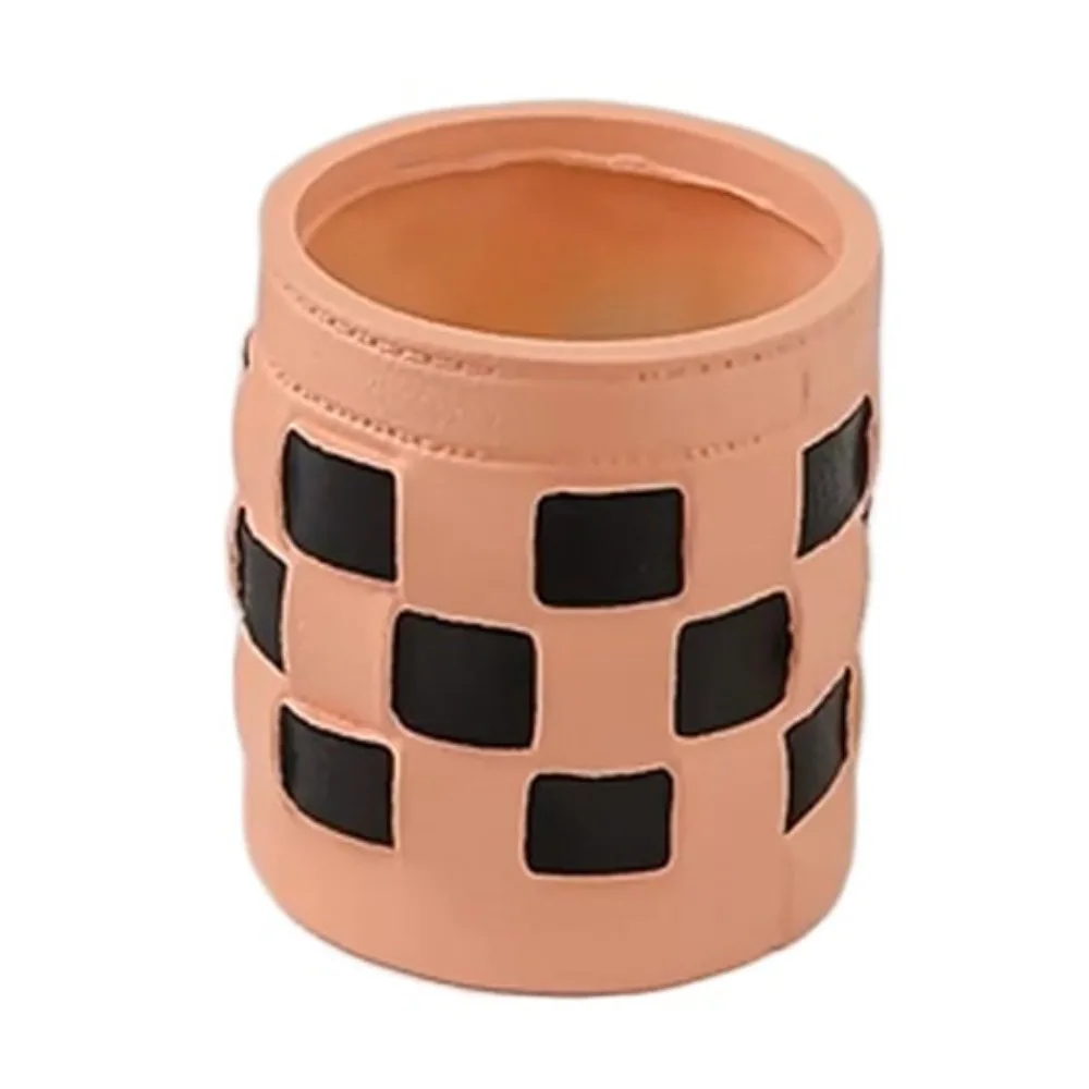 

Imitation Leather Chessboard Pen Holder Large Capacity Creative Desktop Storage Box PVC Simple Stationery Storage Student