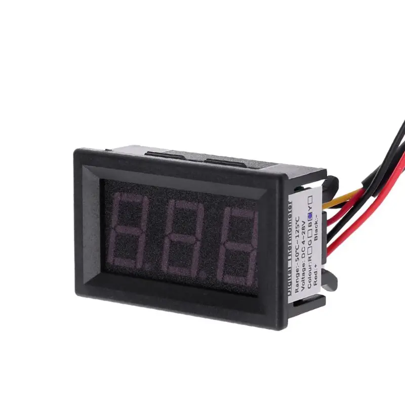 Professional Waterproof Temperature Probe Digital Thermometer LED Display