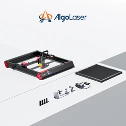 AlgoLaser ALPHA MK2 20W Laser Engraver and Cutter (ALPHA MK2 20W+Rotary Roller+Raisers+Platform) AlgoOS System 3.5