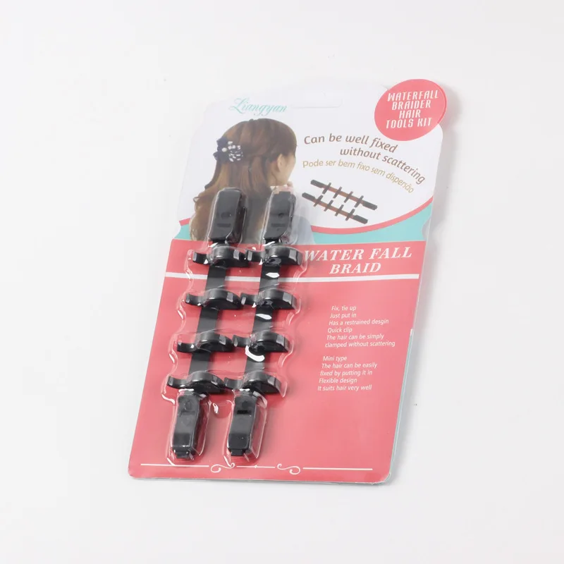 

Новый пластиковый женский инструмент для французского плетения волос, твист-плетение, легкий зажим для укладки, плетение роликовых булочек, лента для прически «сделай сам»